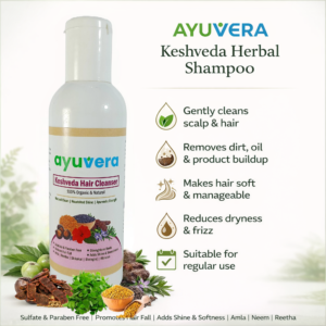 AYUVERA KESH VEDA AYURVEDIC HAIR CARE COMBO (OIL + SHAMPOO)