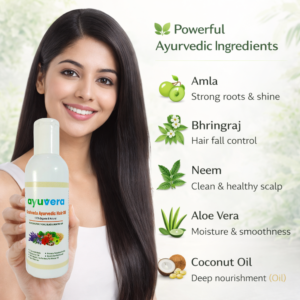 AYUVERA KESH VEDA AYURVEDIC HAIR CARE COMBO (OIL + SHAMPOO)