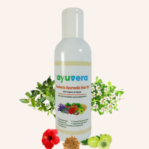 AYUVERA Kesh Veda Ayurvedic Hair Oil – Herbal Oil for Hair Fall Control & Healthy Hair