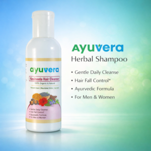 AYUVERA Kesh Veda Ayurvedic Shampoo – Gentle Herbal Hair Cleanser